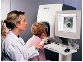 Optomap Retinal Examination 